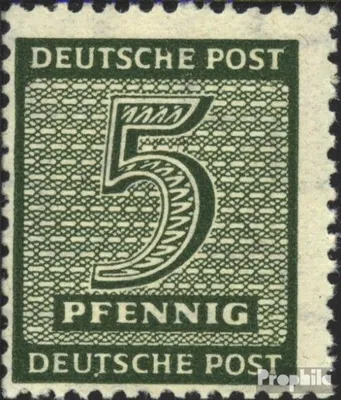 Produktbild von Briefmarken Sowjetische Zone (All.Bes.) 1945 Mi 128Y gestempelt Ziffer