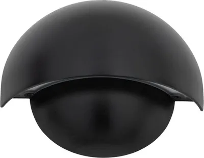 Produktbild von LED Wandlampe außen Aluminium IP54 B: 18 cm Schwarz rund 3000 K warmweiß 800 lm Modern Kellerleuchte