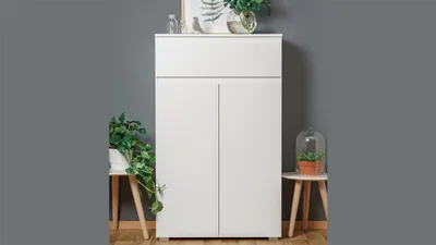 Produktbild von Highboard Image Blanc 3 weiß matt 2-trg 1SK 80x131 B/H/T ca. 80/131/40 cm 3 EB