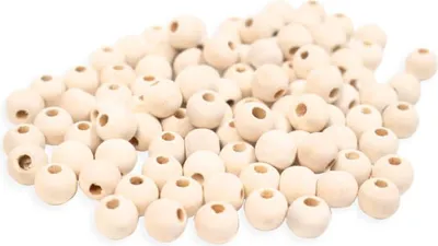 Produktbild von Playbox Holzperlen 100 Stk Ø 10 mm