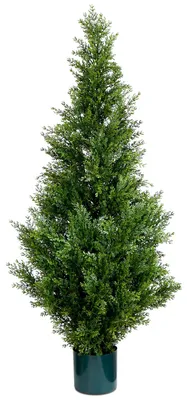Künstlicher Zedernbaum 120 cm, Kunststoff, Dekoration