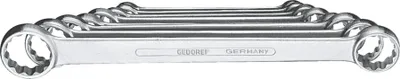 Immagine prodotto di Set di chiavi ad anello doppio D837B, 8 pezzi, 6-22 mm, Gedore | 4010886606179