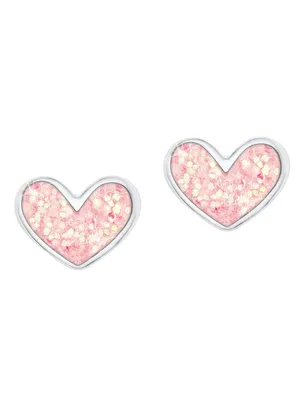 Immagine prodotto di Principessa Lillifee PLFS/60 ragazze orecchio borchie cuore rosa argento