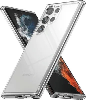 Zdjęcie produktu dla Przezroczyste etui hybrydowe dla Samsung Galaxy S22 Ultra