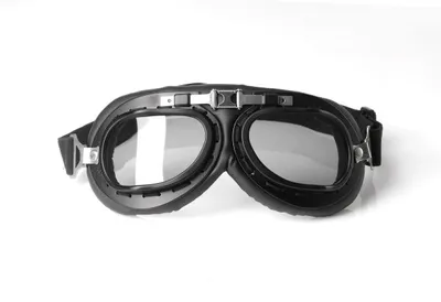 Produktbild von Motorradbrille Hawkeye Supreme schwarz