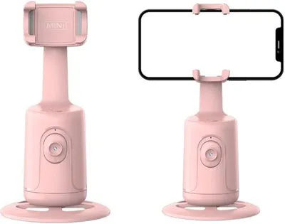 Zdjęcie produktu dla Automatyczny kijek do selfie z funkcją śledzenia twarzy i obiektów w zakresie 360°, przenośny, wielofunkcyjny, do nagrywania vlogów na smartfonie.