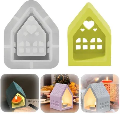 Image de Moules en silicone pour moulage - Souples et résistants - Pour bougies et décorations