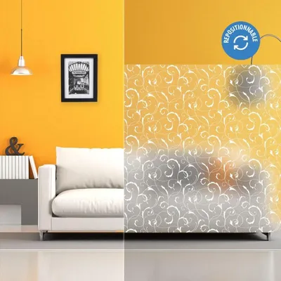Immagine prodotto di DIMEXACT - DIMEXACT Decorative Electrostatic Film con ornamenti barocchi, 0,60 m x 5 m, in rotolo -60 cm x 5 m - en Rouleau