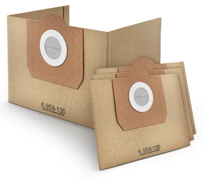 10 Papier-Staubsaugerbeutel für Kärcher WD3, MV3