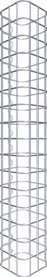 Produktbild von Gabionensäule eckig 17 cm x 17 cm, 80 cm Höhe, MW 5 cm x 5 cm
