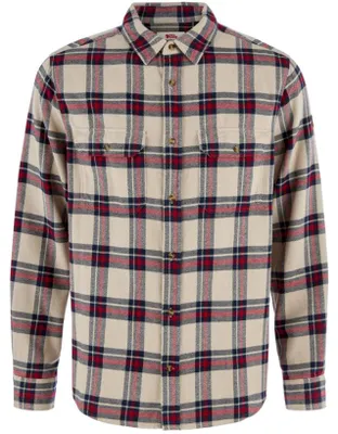 Zdjęcie produktu dla Koszulka flanelowa Fjällräven Övik Heavy, rozmiar M, kolor: Light Fossil-Deep Re