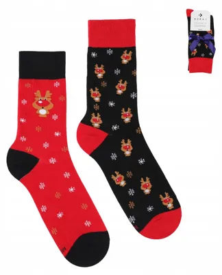 Produktbild von Moraj Weihnachtssocken Herren 2-Paar Größe 39-42
