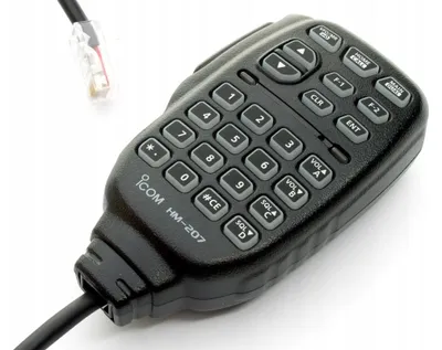 Produktbild von Icom HM-207 Mikrofon mit Tastatur für IC-2730