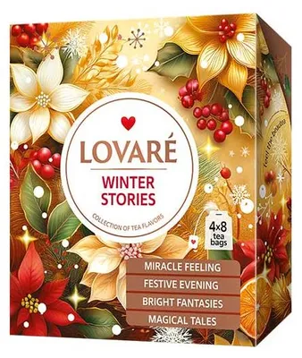 Obrázek produktu pro Lovaré Winter Stories 64g (32 sáčků, kolekce čajů)