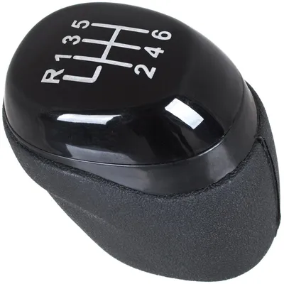 Productafbeelding van Schakelpookknop Knauf, zwart, 6-versnellingen, voor Renault Megane IV, Scenic IV, Talisman, Kadjar