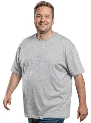 Produktbild von Logostar - Basic T-Shirt - Übergrößen bis 15XL - Heather Grey / L