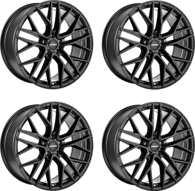 Obrázok produktu pre 4 x Carmani disky 20 Ludwig 7,5 palca x 17 palcov ET48 5x114,3 čierna matná CA207517J48BM kompatibilná s Toyota Auris Camry Corolla