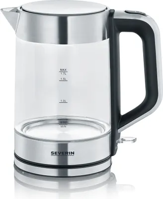 Produktbild von SEVERIN Wasserkocher WK 3420 Glas / Edelstahl