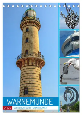 Produktbild von Sehnsuchtsort Warnemünde (Tischkalender 2027 DIN A5 hoch), CALVENDO Monatskalender