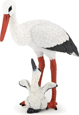 Produktbild von Papo Storch Mit Storchjunges, Sammelfigur, Film & TV-Serien, 51 g