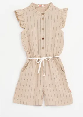 Produktbild von Mädchen Sommer Romper – Größe 98 (2–3 Jahre) – 100% Baumwolle – Leicht und bequem – Perfekt für warme Tage