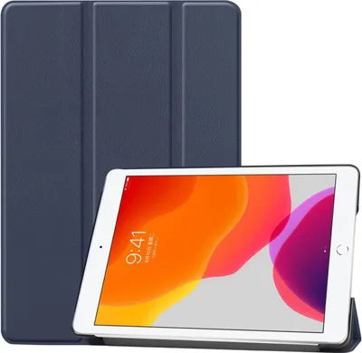 Produktbild von imoshion Trifold Klapphülle iPad 9 (2021) 10.2 Zoll / iPad 8 (2020) 10.2 Zoll / iPad 7 (2019) 10.2 Zoll - Dunkelblau