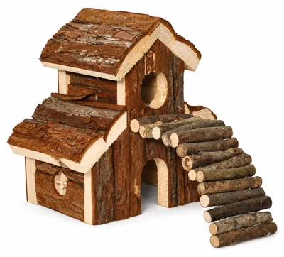 Produktbild von Nagerhaus Kleintierhaus 22 × 25 × 21 cm doppelstöckig