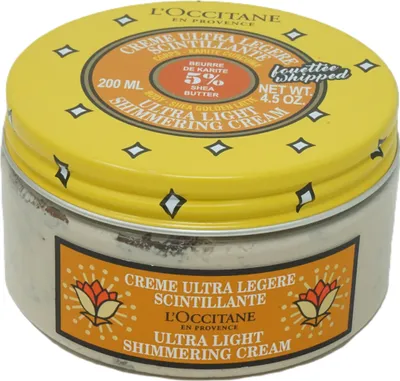Produktbild von L'Occitane Whipped 5% Shea Butter Ultra Light Shimmering Cream 200 ml