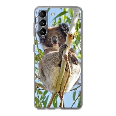 Produktbild von MuchoWow® Handyhülle Schutzhülle Hülle für Samsung Galaxy S21 Koala - Luft - Kinder - Jungen - Mädchen Silikon Softcase Handy Hülle - Softcase