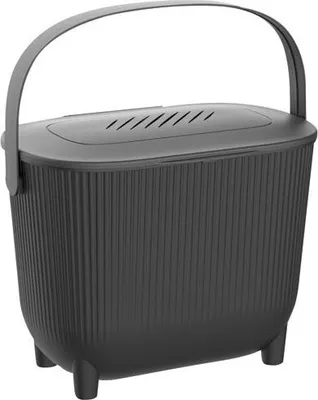 Image de Poubelle à Compost 10 L Noir - Eda