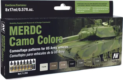 Vallejo Modell Set - Merdc Camo Color - 571202 8x17ml