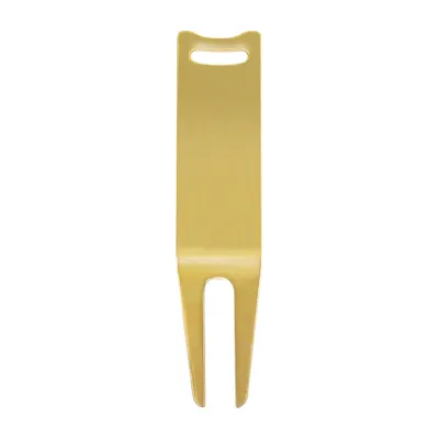 Produktbild von Golf Divot Tool, 2 Pins, poliert, einfach zu installieren, tragbar, für Golftraining, Golfballmarker, Pitchgabel, für den täglichen Gebrauch