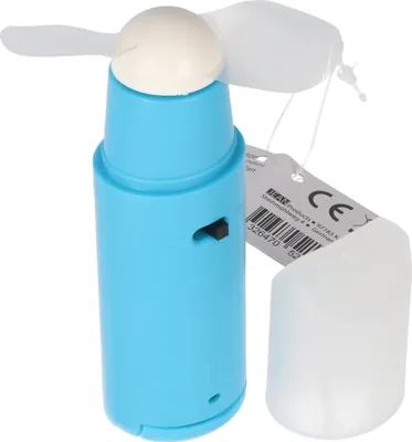 Produktbild von Mini ventilátor s vekom, ručný ventilátor, rôzne farby, vrátane 2x batérií Micro AAA