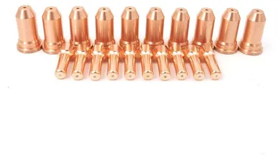 Plasmaschneider-Zubehör, 1,5 mm, 10 Elektroden + 10 Düsen für PT100