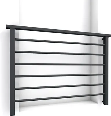 Obrázok produktu pre Francúzske balkónové zábradlie 140 cm AluLight 7016 matný antracyt