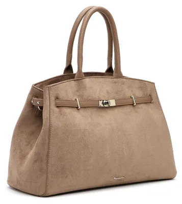 Zdjęcie produktu dla Torba typu shopper Tamaris, model Martina, kolor brązowy. Wymiary: szerokość 40 cm, wysokość 40 cm, głębokość 14,5 cm