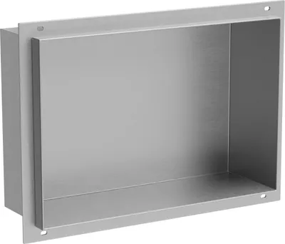 Produktbild von Mexen X-Wall-NR Einbauregal ohne Rahmen 30 x 20 cm, inox - 1911302010