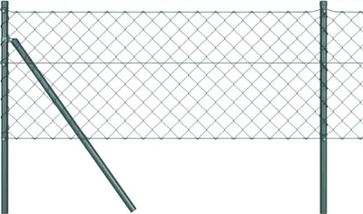 Obrázok produktu pre vidaXL Sieťový plot na podlahu, 25 x 0,6 m, zelený