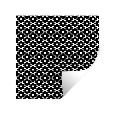 Produktbild von MuchoWow® Wandtattoo Wandsticker Wandaufkleber Formen - Abstrakt - Muster 30x30 cm Selbstklebend und Repositionierbar - Repositionierbar - Wasser abweisend