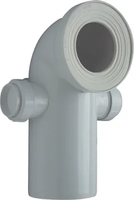 Produktbild von CORNAT WC-Ablaufbogen, 90 Grad mit 2 Stutzen, 50 mm, CKABAS9000