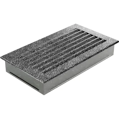 Produktbild von Lüftungsgitter FRESH 17x30 schwarz und silber