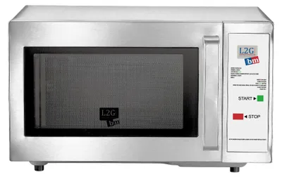 Produktbild von Saro MWO25SELF, Arbeitsplatte, Solo-Mikrowelle, 25 l, 1000 W, Tasten, Edelstahl