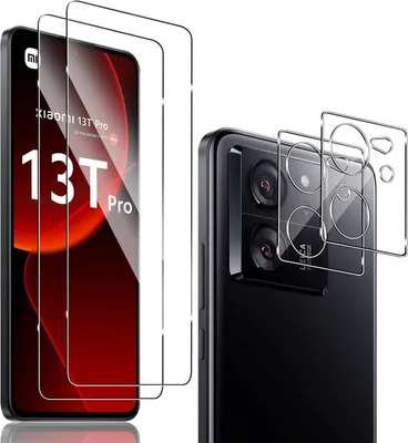 Image de QULLOO Verre blindé Xiaomi 13T / 13T Pro Film de protection 4 pièces 0.33mm 9H Transparent
