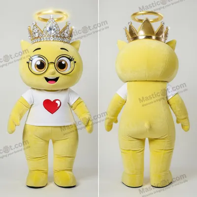 Immagine prodotto di Costume MASTICOT Gonfiabile a Forma di Anello di Fidanzamento Giallo Limone