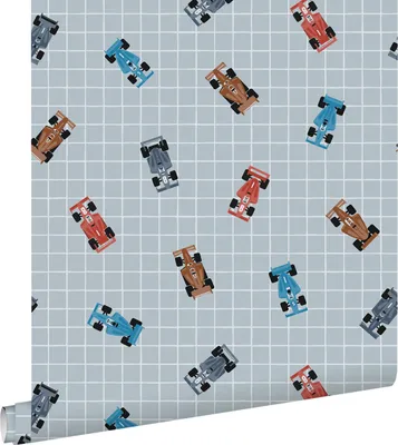 Produktbild von ESTAhome Tapete Rennwagen Blau 50 x 900 cm