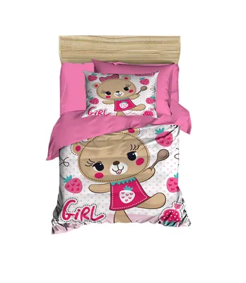 Produktbild von L'Essentiel Linge de Maison, PH155, Baby-Bettbezug-Set, Rosa, 100 x 150 cm