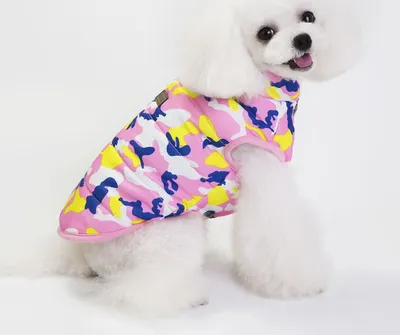 Produktbild von Mantel für Hund - Pink camouflage L