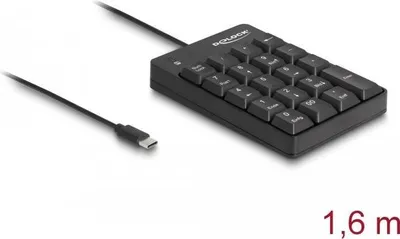 Image de DELOCK USB Type-C Nummernblock 19 Tasten schwarz