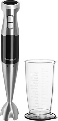 Produktbild von Concept TM4830, Pürierstab, 0,8 l, Pulsfunktion, 1035 m, 1000 W, Schwarz, Edelstahl