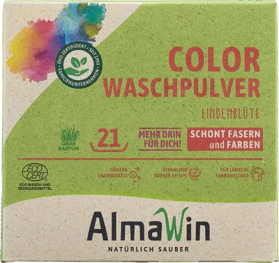 Produktbild von AlmaWin Pulver für farbige Textilien Lindenblüte 1 kg